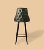 Heirloom Leather Bar Chair In Olive Green Colour