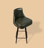 Heirloom Leather Bar Chair In Olive Green Colour