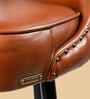 Heirloom Leather Bar Chair In Tan Colour
