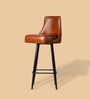Heirloom Leather Bar Chair In Tan Colour