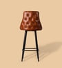 Heirloom Leather Bar Chair In Tan Colour