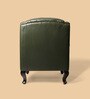 Heirloom Leather Lounge Chair In Olive Green Colour