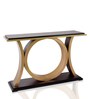 Hele Console Table In Black & Gold Colour