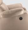 Helios Fabric Motorized 1 Seater Recliner In Beige  Colour