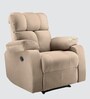 Helios Fabric Motorized 1 Seater Recliner In Beige  Colour