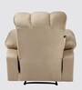 Helios Fabric Motorized 1 Seater Recliner In Beige  Colour