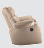 Helios Fabric Motorized 1 Seater Recliner In Beige  Colour