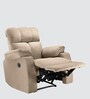 Helios Fabric Motorized 1 Seater Recliner In Beige  Colour