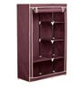 Helios Collapsible 6 Tier Wardrobe in Purple Colour