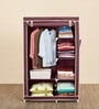 Helios Collapsible 6 Tier Wardrobe in Purple Colour