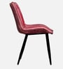 Helium Velvet Dining Chair in Pink Colour Helium Velvet Dining Chair in Pink Colour