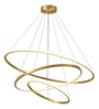 Helix Gold LED Smart Voice Assist Chandelier