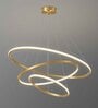 Helix Gold LED Smart Voice Assist Chandelier
