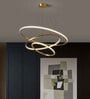 Helix Gold LED Smart Voice Assist Chandelier