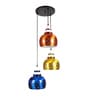 Helmet Red Yellow Blue Metal Cluster Hanging Lights