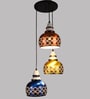 Helmet Red Yellow Blue Metal Cluster Hanging Lights