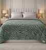 Hemlock Green Solid Microfiber Ultra Soft 300GSM Double Bed Quilt
