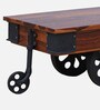 Hemphill Solid Wood Coffee Table In Honey Oak Finish
