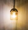 Hendrik Metal & Glass Wall Light (Amber)