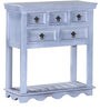 Hendrix Solid Wood Console Table in Grey Wash Finish