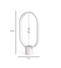 Heng Balance White ABS Plastic LED Table Lamp
