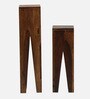 Hening Sheesham Wood End Table In Provincial Teak Finish