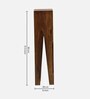 Hening Sheesham Wood End Table In Provincial Teak Finish