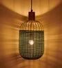 Henka Green Hanging Lamp Tall