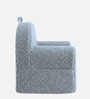 Henry Quilted Corduroy Kids Lounge Chair In Mist Grey Colour
