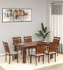 Henry 6 Seater Dining Set in Antique Oak Finish