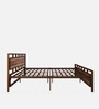 Hercules Metal Queen Size Bed in Brown Colour
