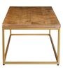 Herringbone Solid Wood Coffee Tables in Natrual Finish