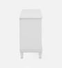 Heritage Mango Wood  TV Console In White Finish