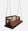 Hermance Sheesham Wood 2 Seater Swing With Reversible Back In Provincial Teak Finish