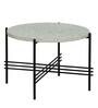 Hesin Metal Coffee Table With Terrazzo Top In Black Colour