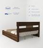 Hestia Queen Size Bed in Walnut Finish