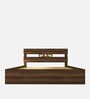 Hestia Queen Size Bed in Walnut Finish