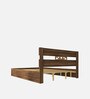 Hestia Queen Size Bed in Walnut Finish