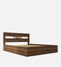 Hestia Queen Size Bed in Walnut Finish