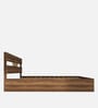 Hestia Queen Size Bed in Walnut Finish
