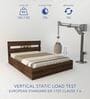 Hestia Queen Size Bed in Walnut Finish