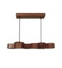 Hexa 36 Brown Wooden LED Hanging Lamp
