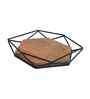 Hexa Wooden Tray Black