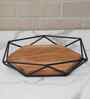 Hexa Wooden Tray Black