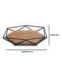 Hexa Wooden Tray Black