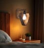 Hexad Brown Solid Wood Wall Sconces