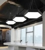 Hexagon 48W LED Ceiling Light Office & Gym Lighting 3 Color Modes