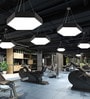 Hexagon 48W LED Ceiling Light Office & Gym Lighting 3 Color Modes
