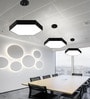 Hexagon 48W LED Ceiling Light Office & Gym Lighting 3 Color Modes