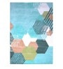 Hexagon Carpet in Multicolour